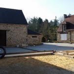 Passage des gaines isolées d'alimentation des planchers chauffants